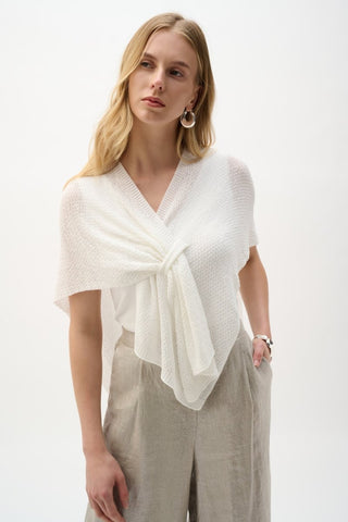 Soft Knit Draped cape - Dresses Boutique B.V.