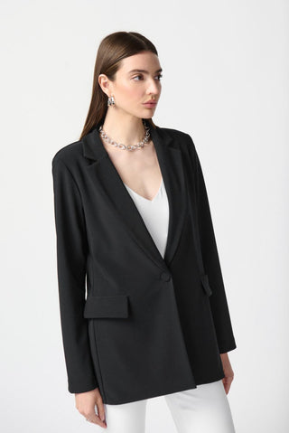 Straight Blazer Black - Dresses Boutique B.V.