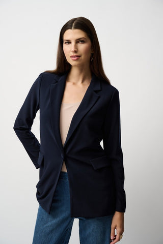 Straight Blazer Midnight blue - Dresses Boutique B.V.