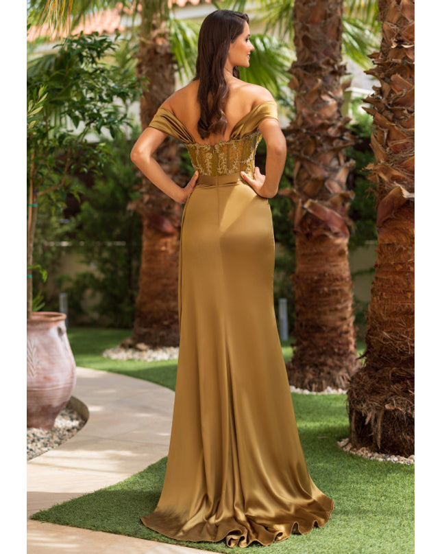 Taura dress 0926 Olive green