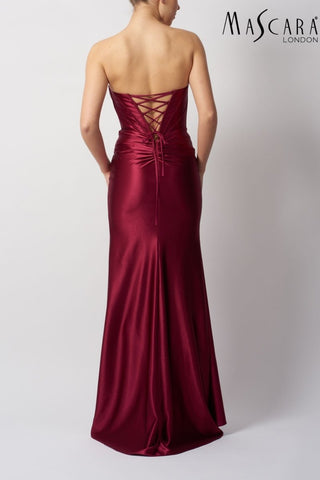 Tie back jersey Berry - Dresses Boutique B.V.