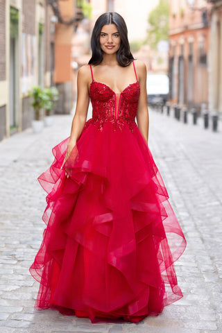 TulleeveningdresswithflouncesRiored__1