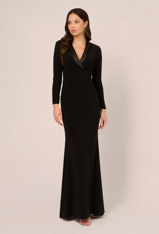 Tuxedo long dress Black - Dresses Boutique B.V.