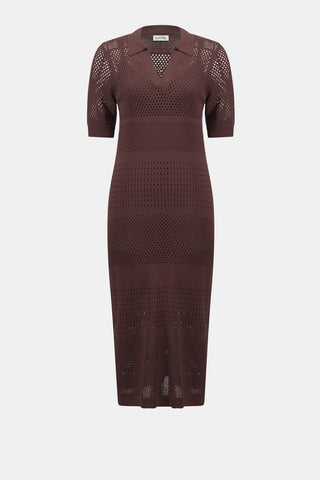 ViscoseSweaterKnitStraightDress_Mahogany_2