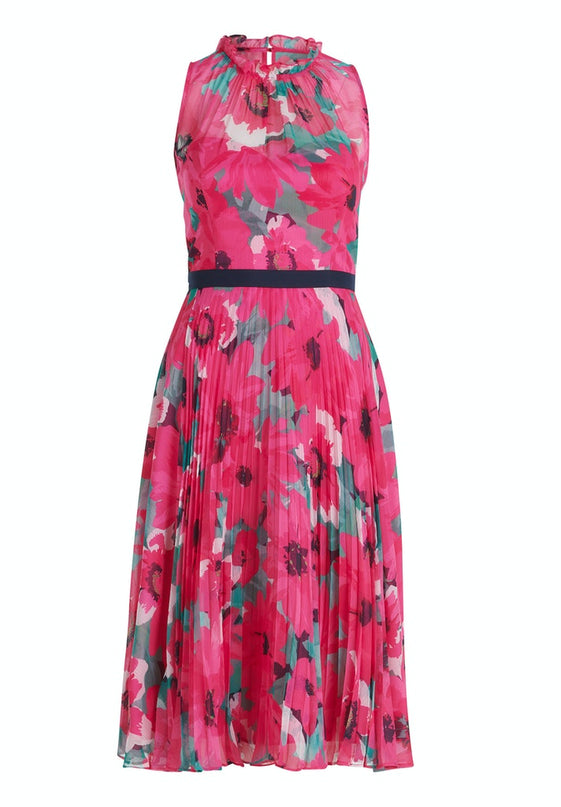 Vera Mont - Claire dress - Jurken - 38 / Pink Green - Dresses Boutique jurkenwinkel Sittard