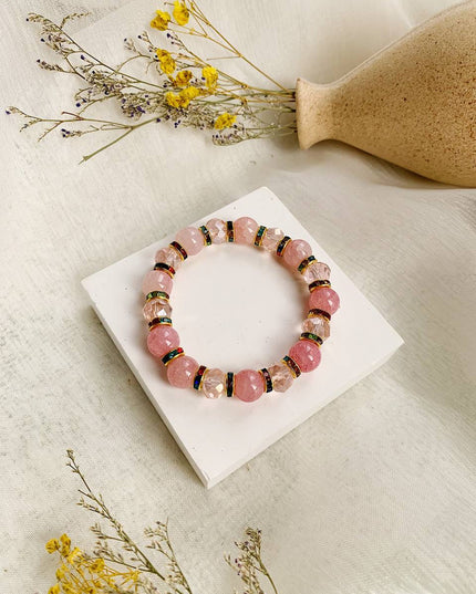 Dresses Boutique - Shiny bracelet - Accessoires - OneSize / Rose - Dresses Boutique jurkenwinkel Sittard