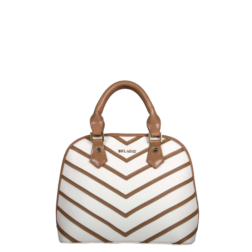Bulaggi - Zigzag teacosy bag -  - OneSize / White - Dresses Boutique jurkenwinkel Sittard